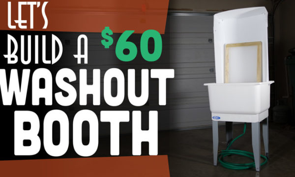 Screen Printing Wash Out Booth